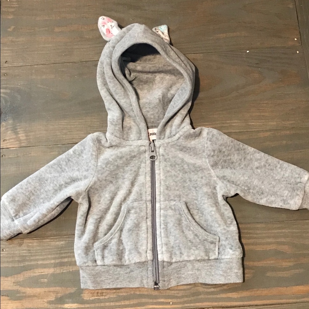 Juicy Couture Infant Velour Hoodie With Ears